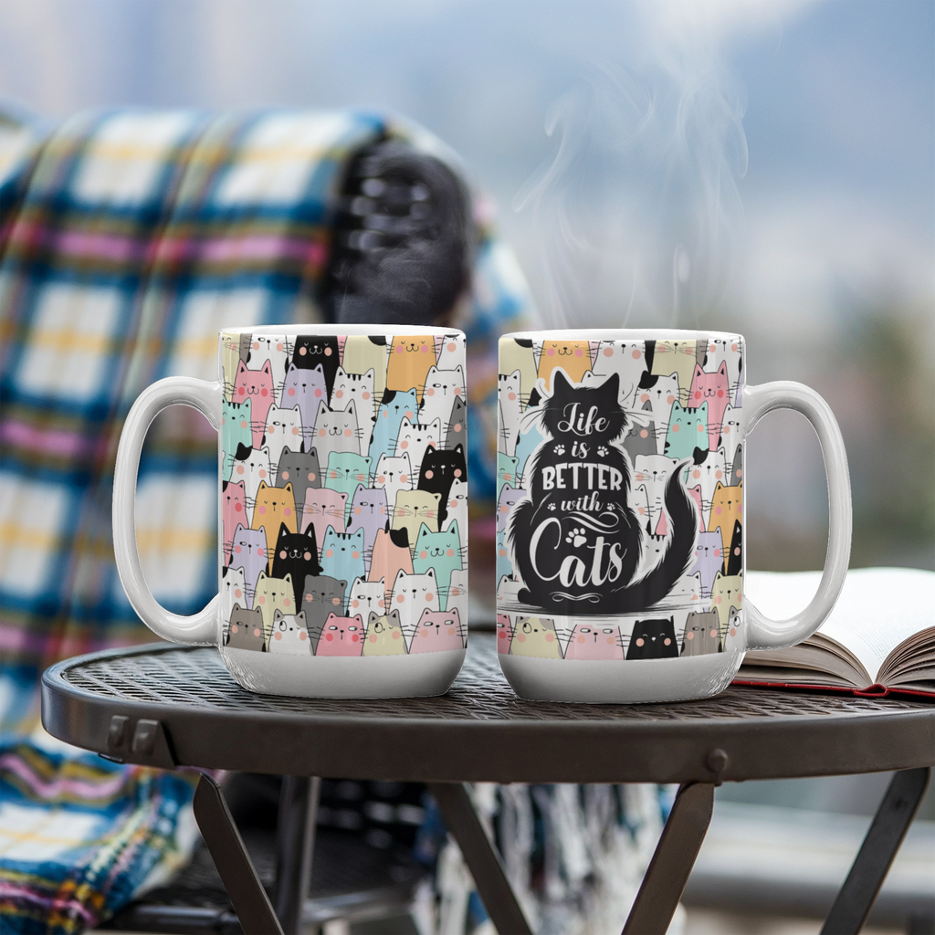 Life Is Better With Cats Mug