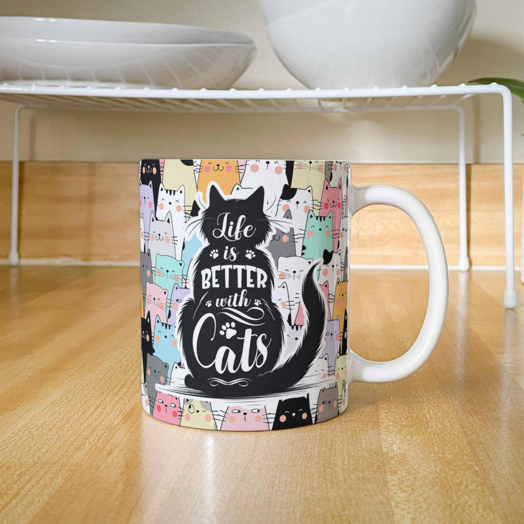 Life Is Better With Cats Mug