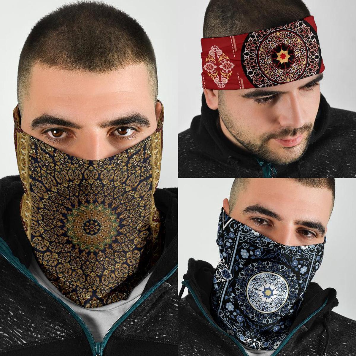 Luxury Oriental Mandala Design On Bandana