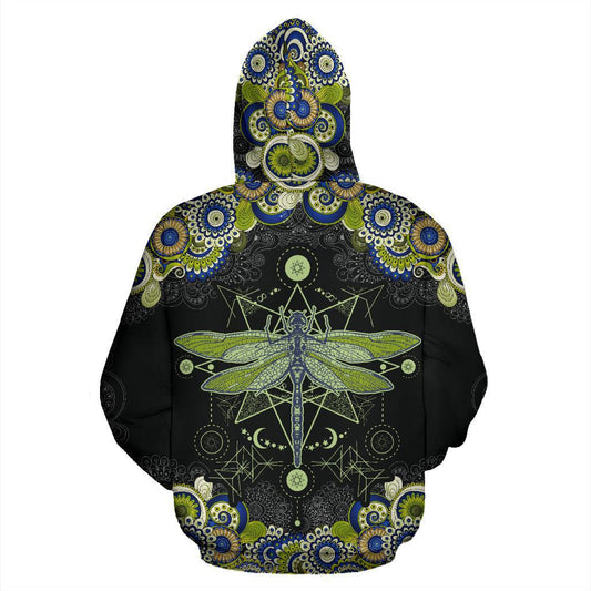 Mandala Dragonfly Unisex Hoodie