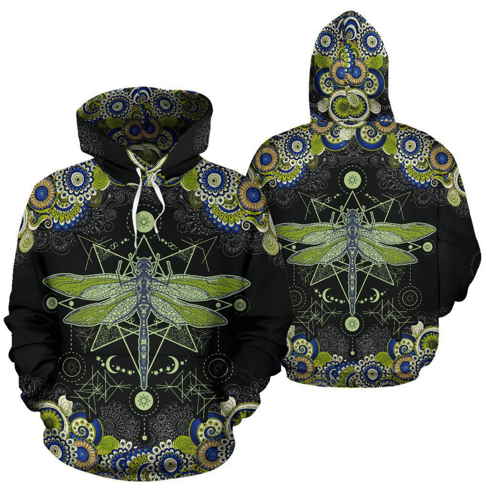 Mandala Dragonfly Unisex Hoodie