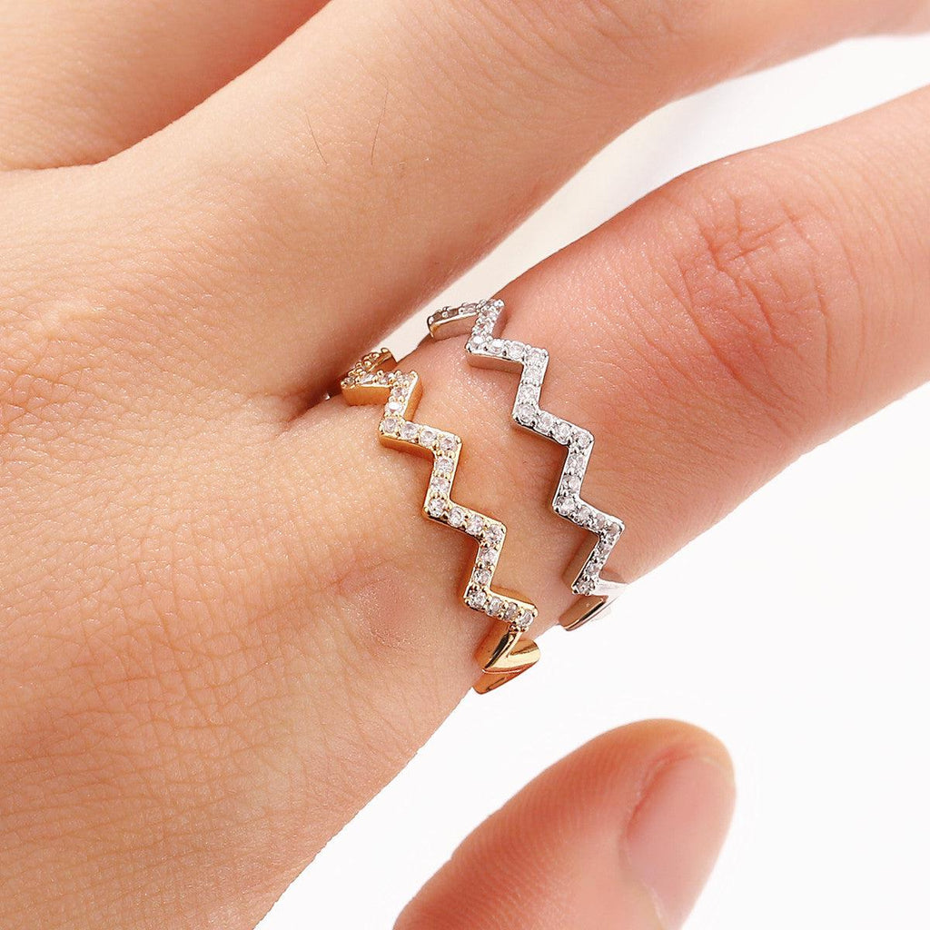 Micro Inlaid Zircon Temperament Full Diamond Ring