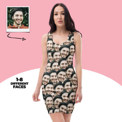 Custom Faces Bodycon Dress