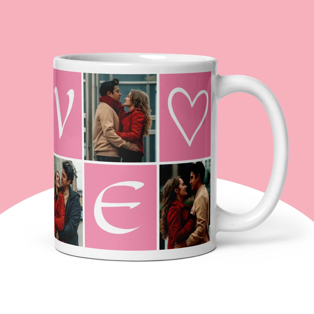 Custom Photo Mug With Love Text Main image