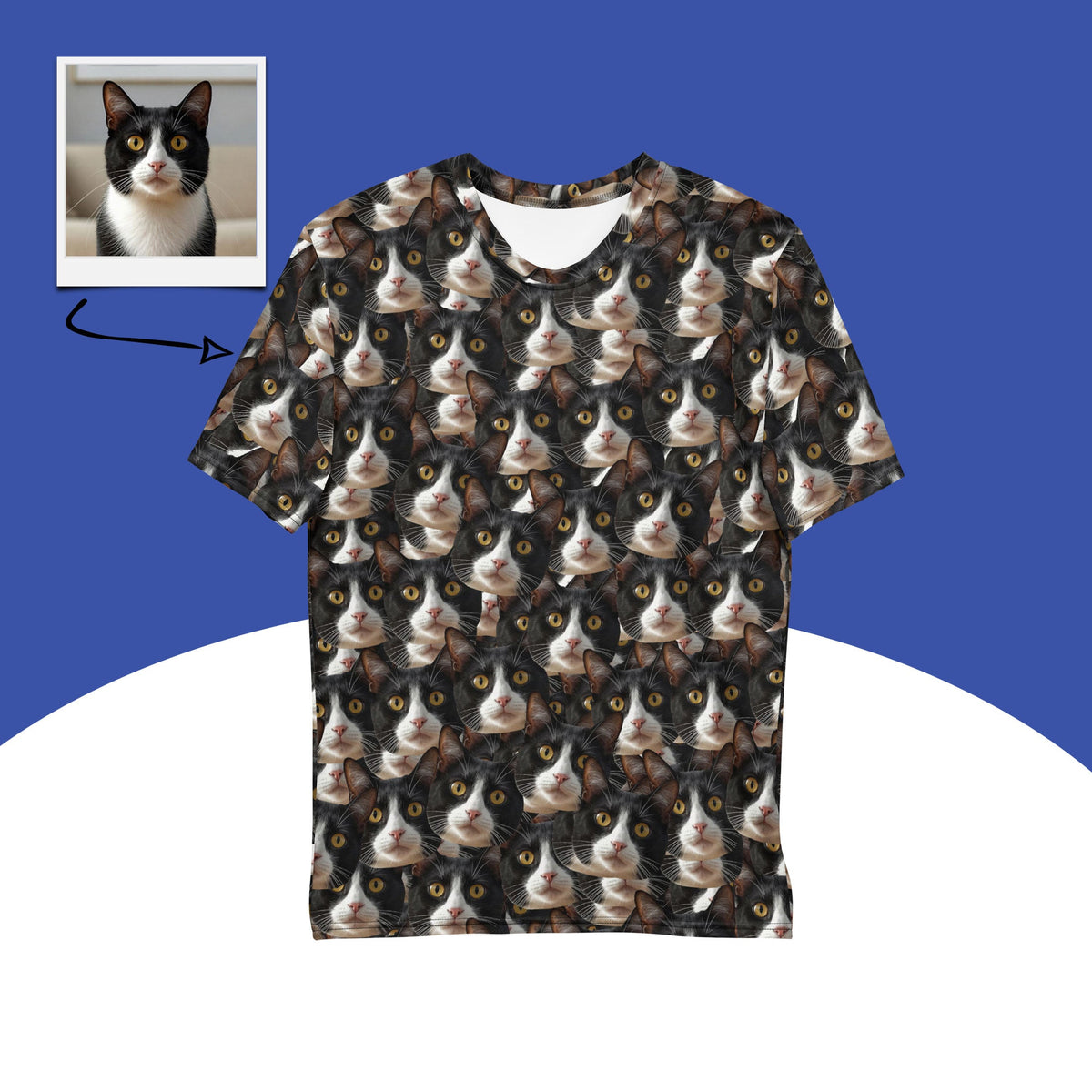 Custom Cat Faces T-shirt