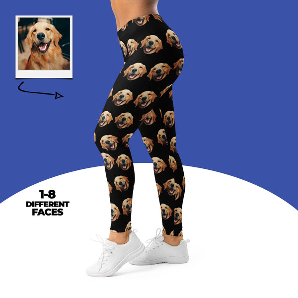 Custom Dog Face Leggings