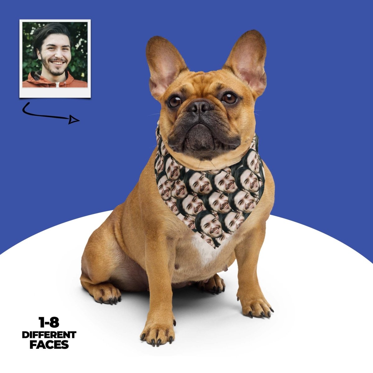 Custom Pet Bandana With Your Face Main image