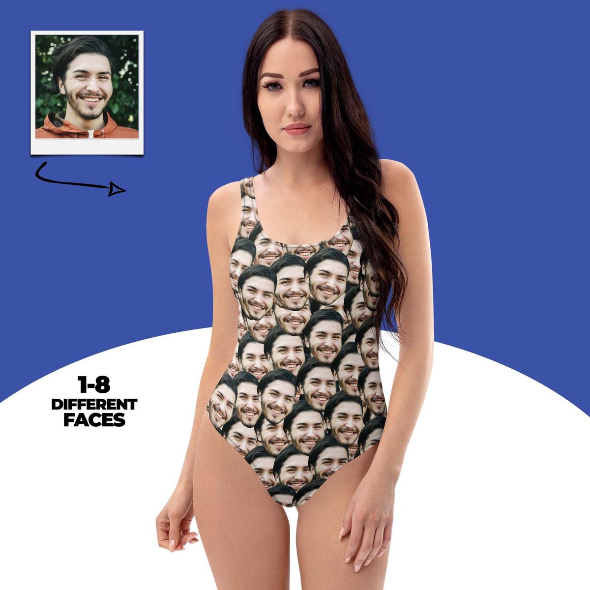 Personalized Faces Swimsuit Main image