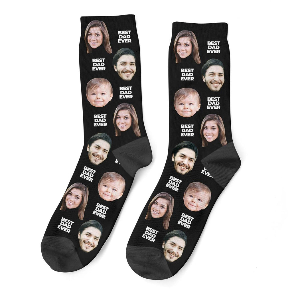 Personalized Best Dad Ever Socks