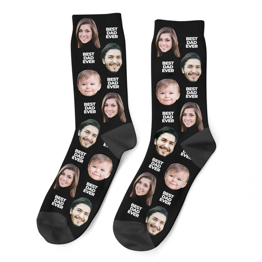 Persoanlized Best Dad Ever Socks