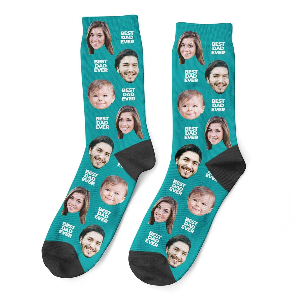 Personalized Best Dad Ever Socks