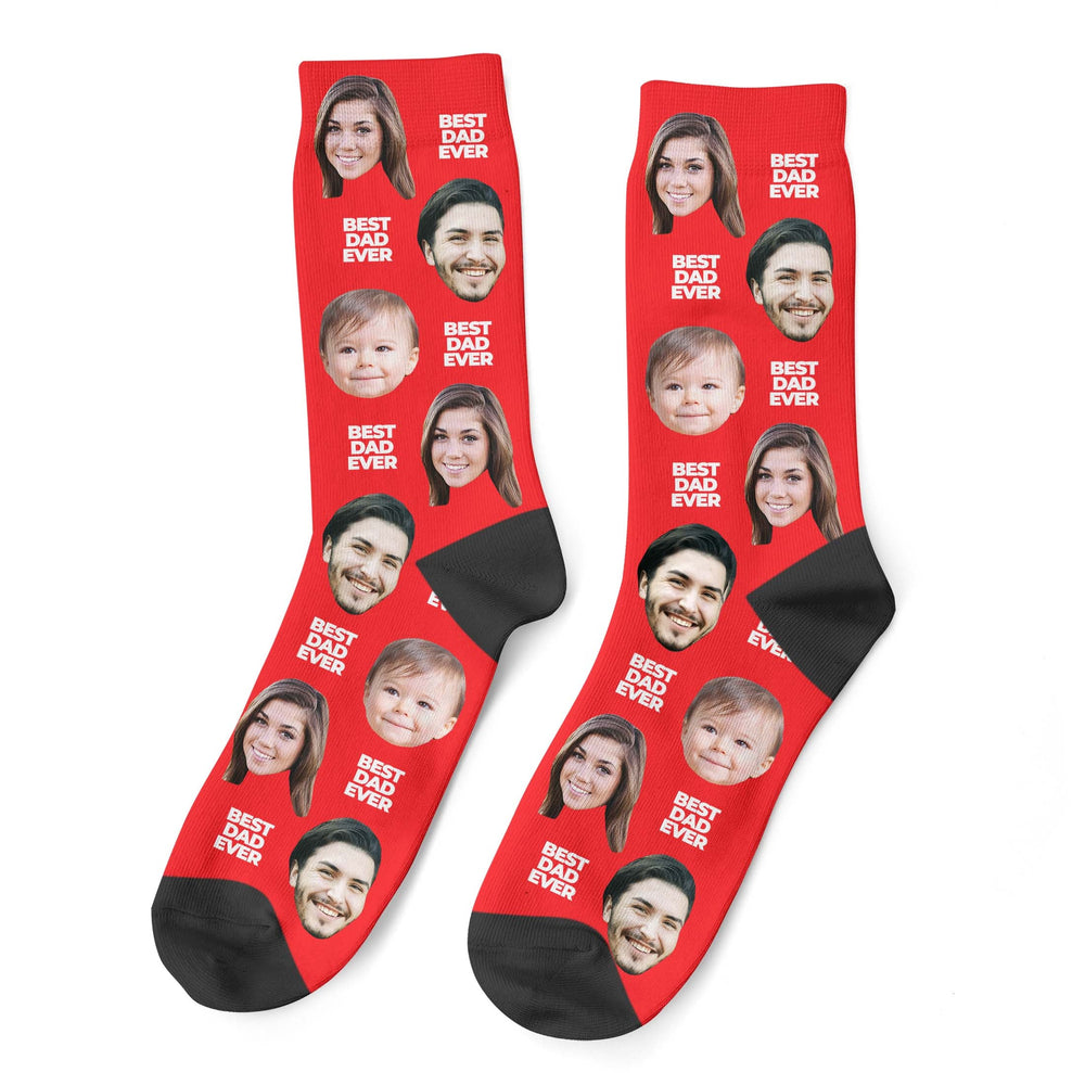 Persoanlized Best Dad Ever Socks