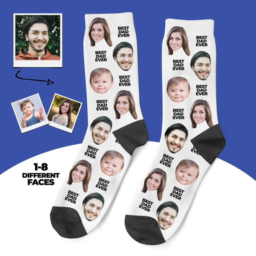 Personalized Best Dad Ever Socks