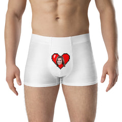 Personalize Face Heart Boxers