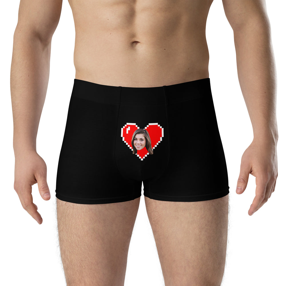 Personalize Face Heart Boxers