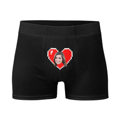 Personalize Face Heart Boxers