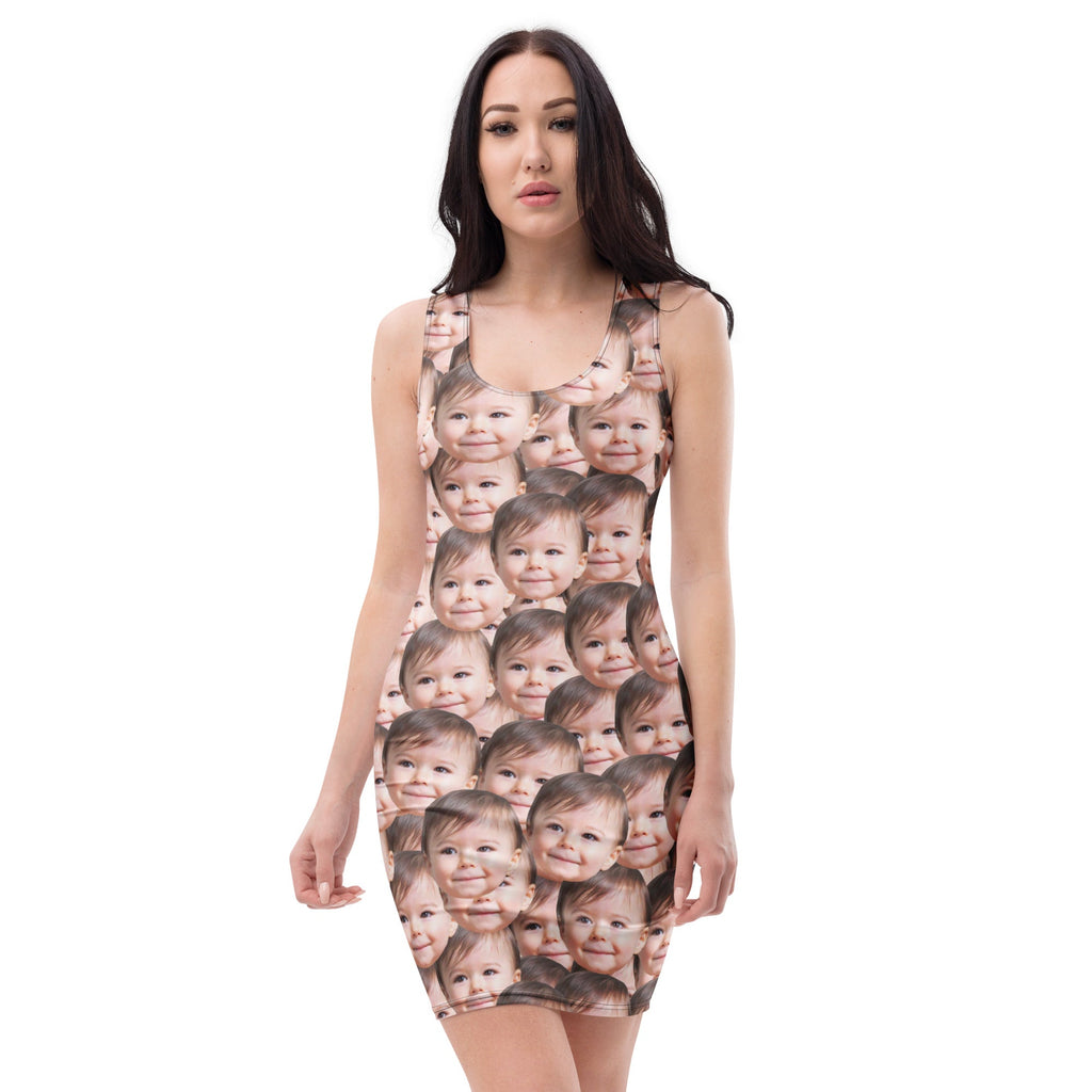Personalized Baby Faces Dress Gift for Mom