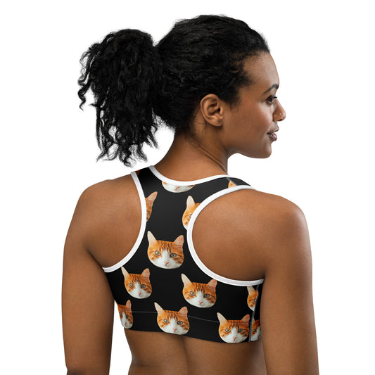 Personalized Cat Face Bra