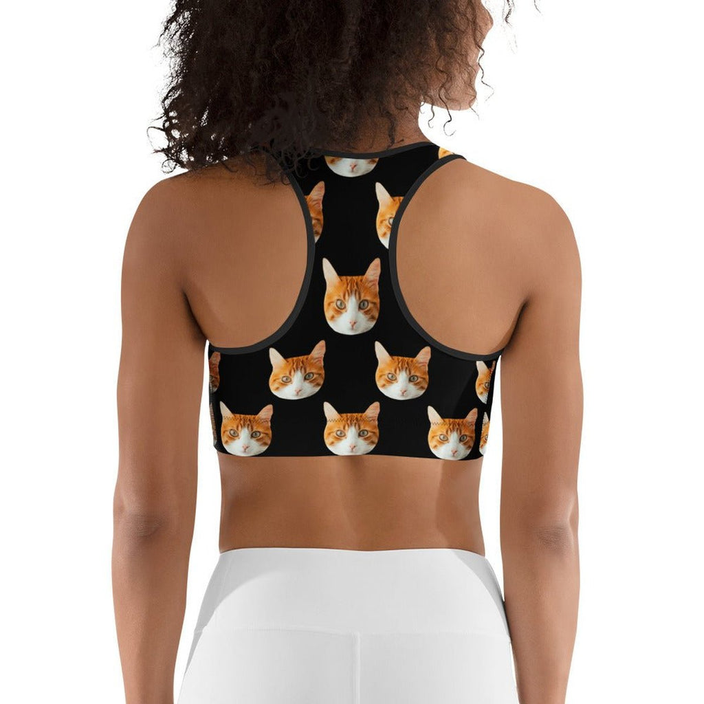 Personalized Cat Face Bra
