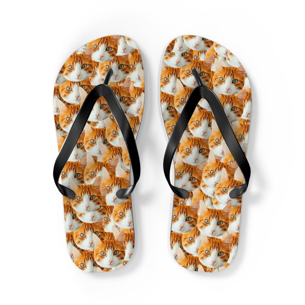 Personalized Cat Faces Flip Flops