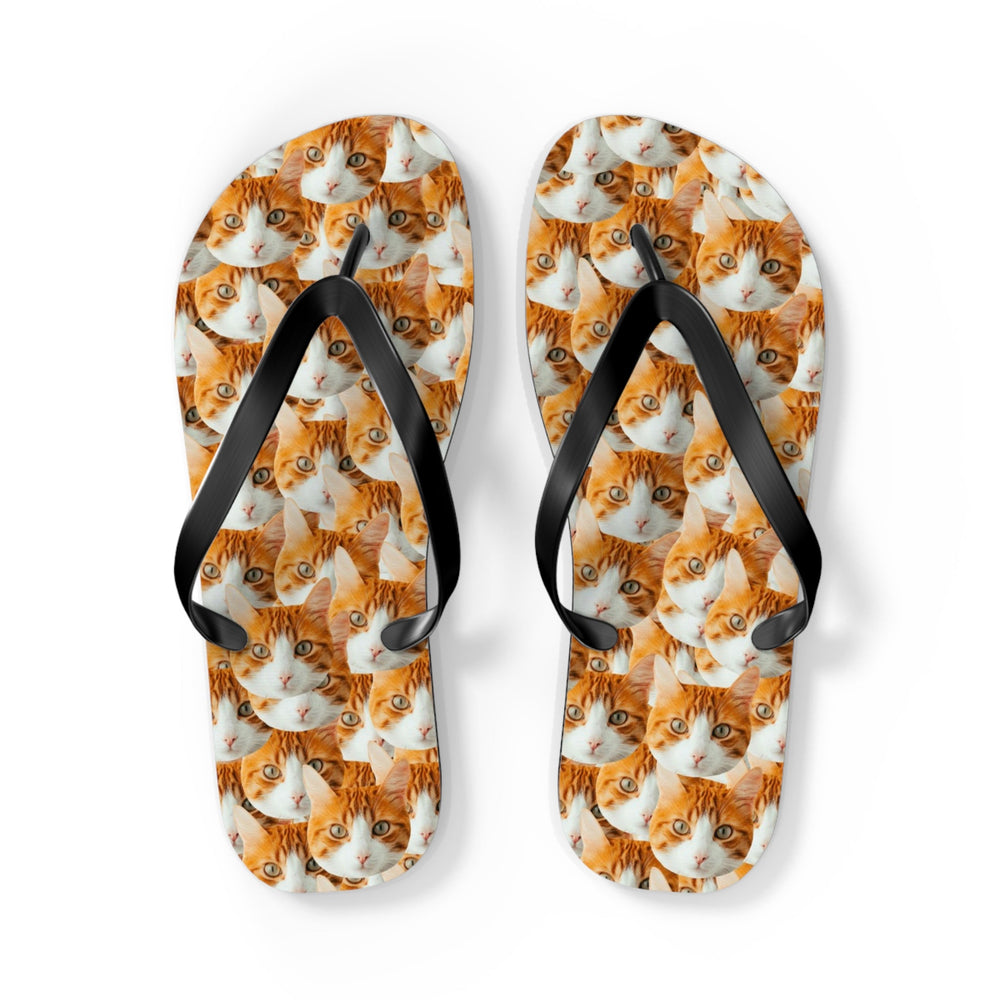 Personalized Cat Faces Flip Flops