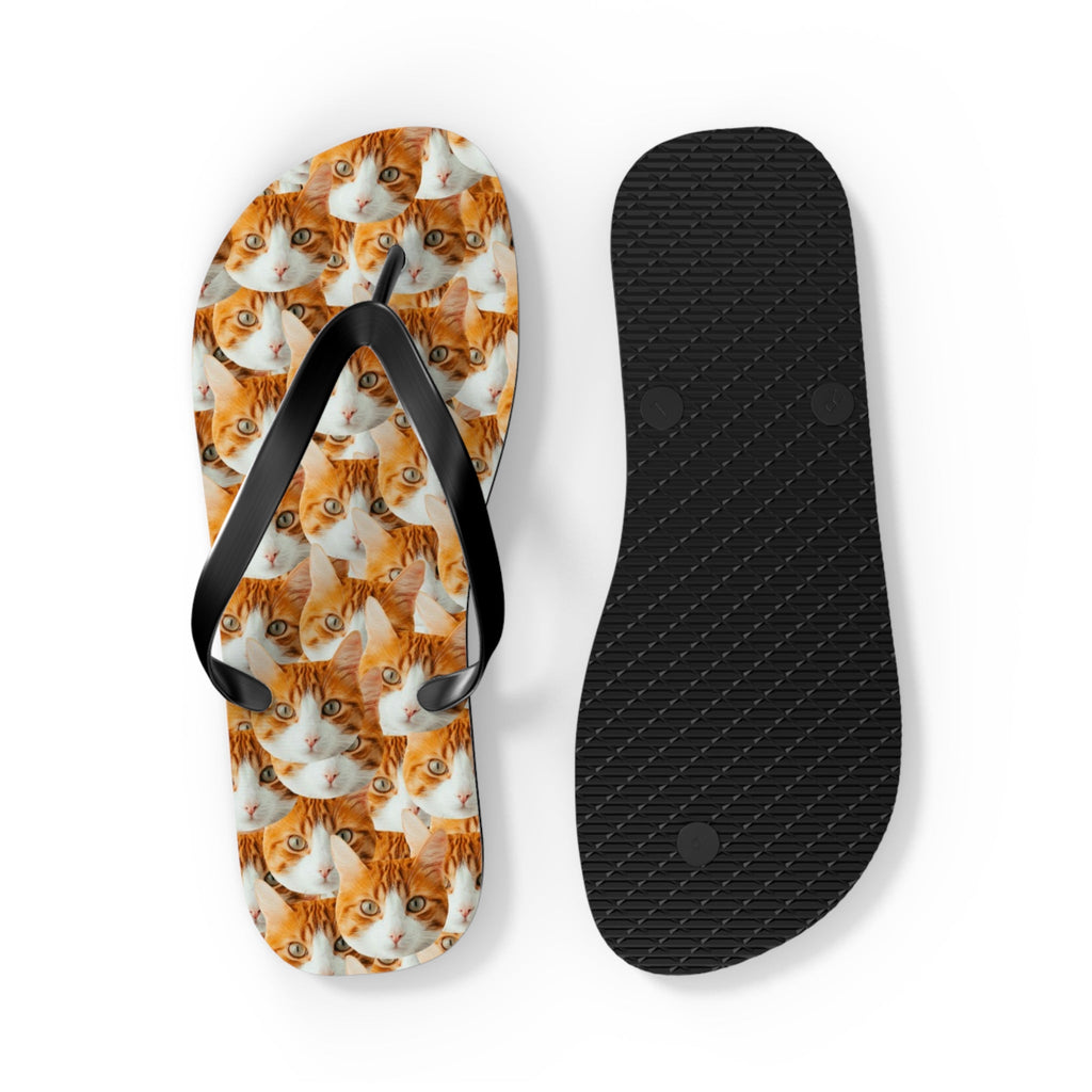 Personalized Cat Faces Flip Flops