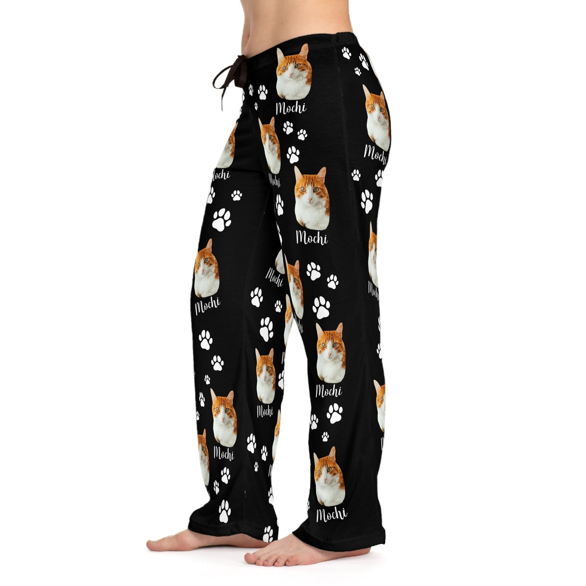 Personalized Cat Photo Pajamas With Name