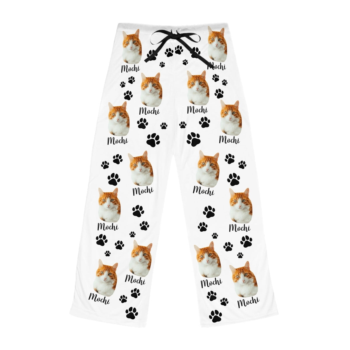 Personalized Cat Photo Pajamas With Name