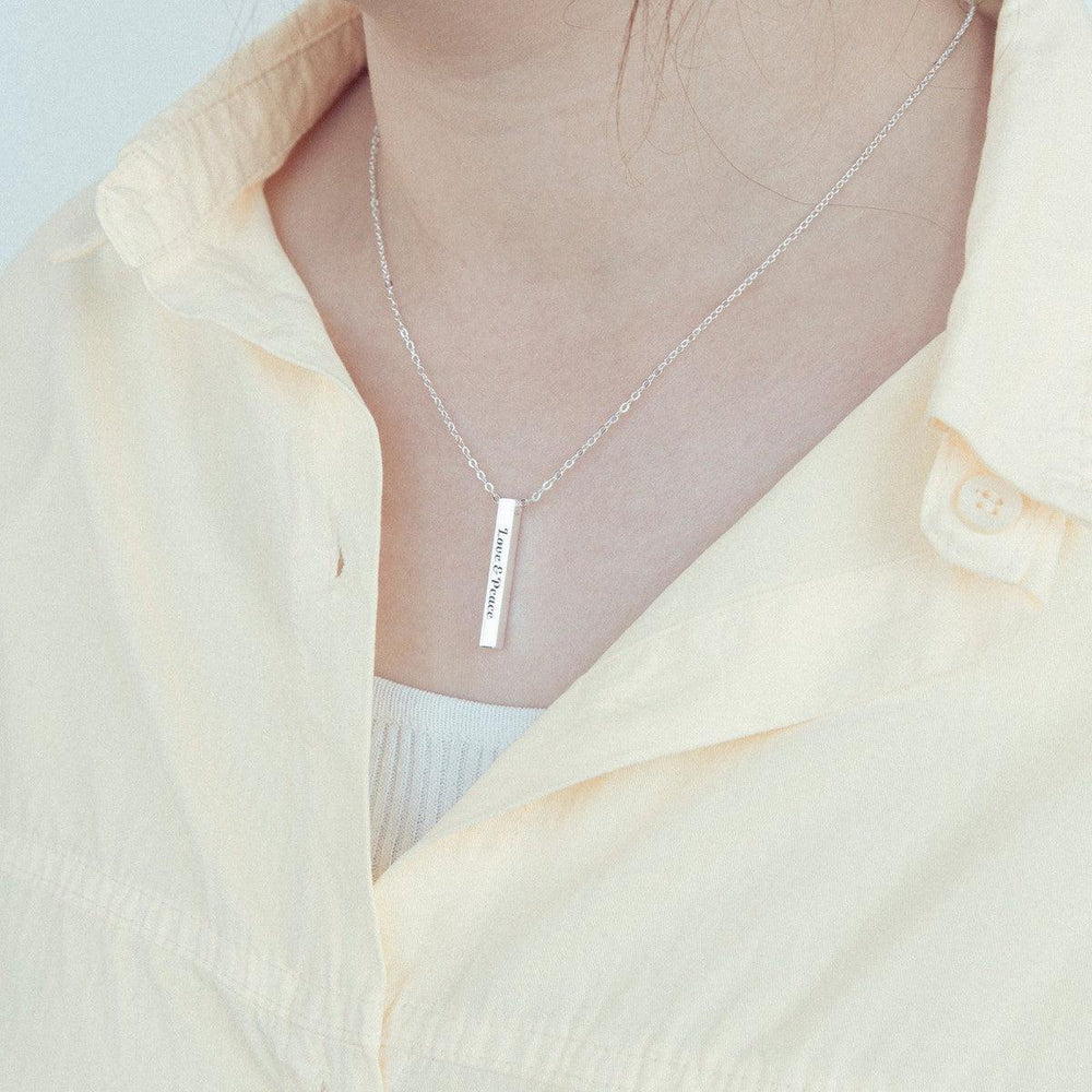 Personalized Classic Rectangle Pendant