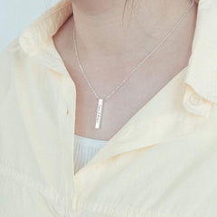 Personalized Classic Rectangle Pendant