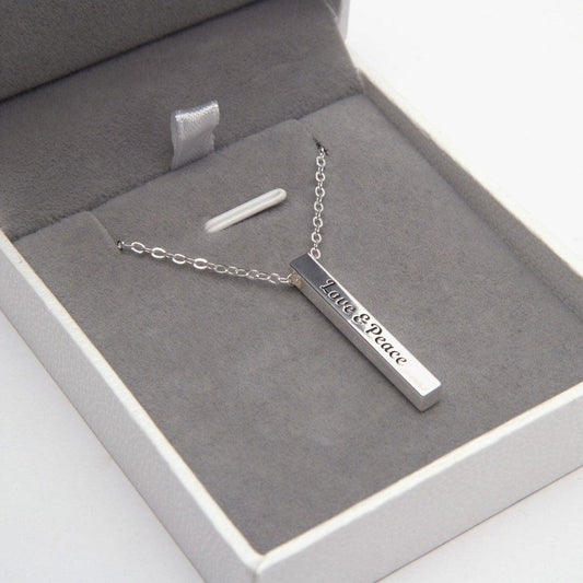 Personalized Classic Rectangle Pendant