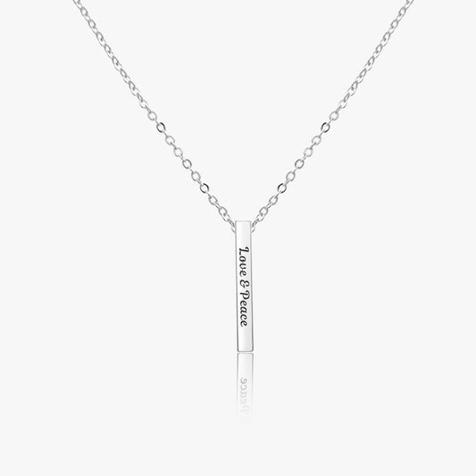 Personalized Classic Rectangle Pendant