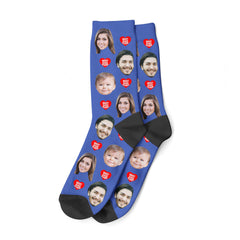Personalized Dad Socks With Hearts