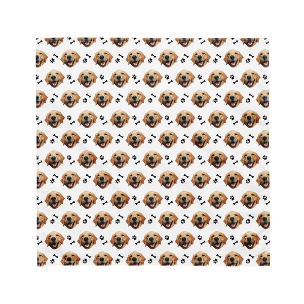 Personalized Dog Face Bandana
