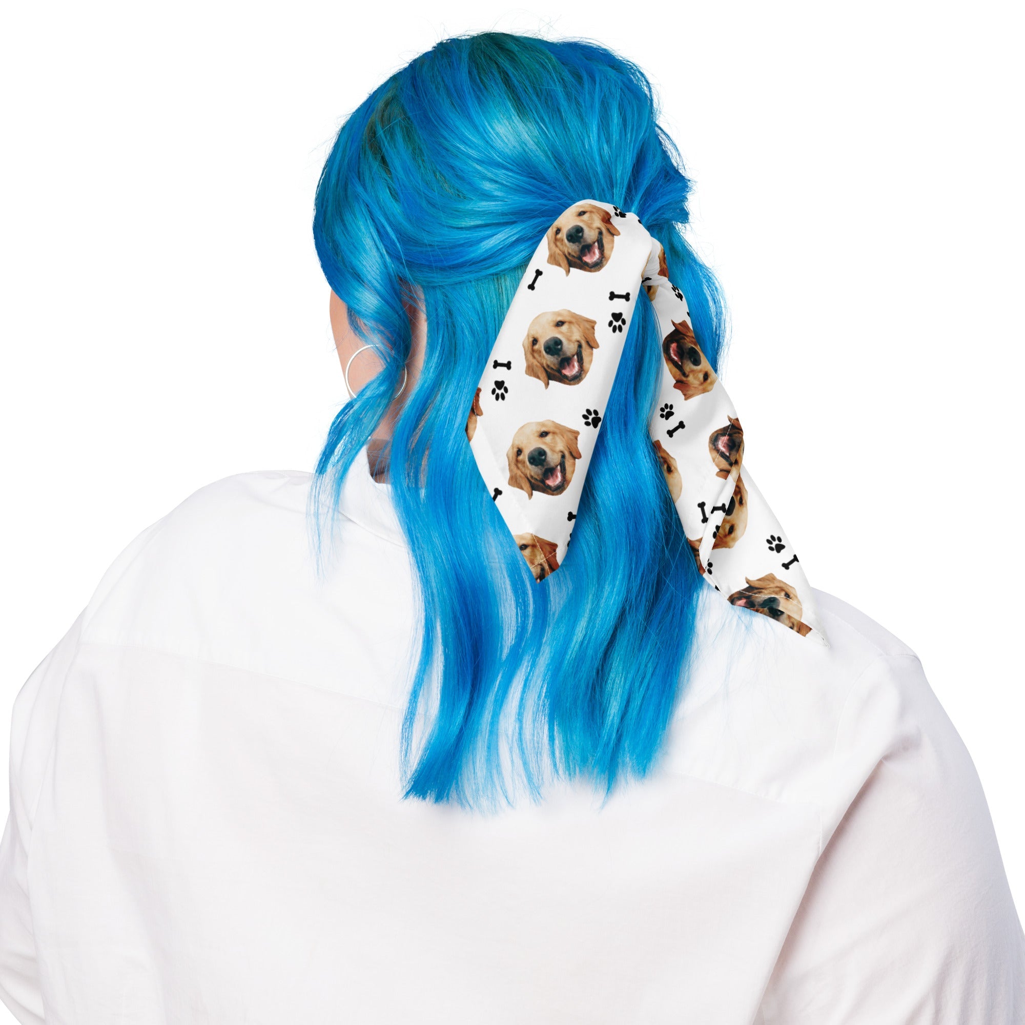 Personalized Dog Face Bandana