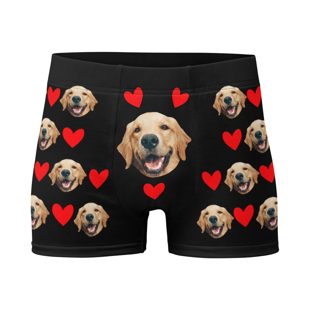 Personalized Dog Face Boxers
