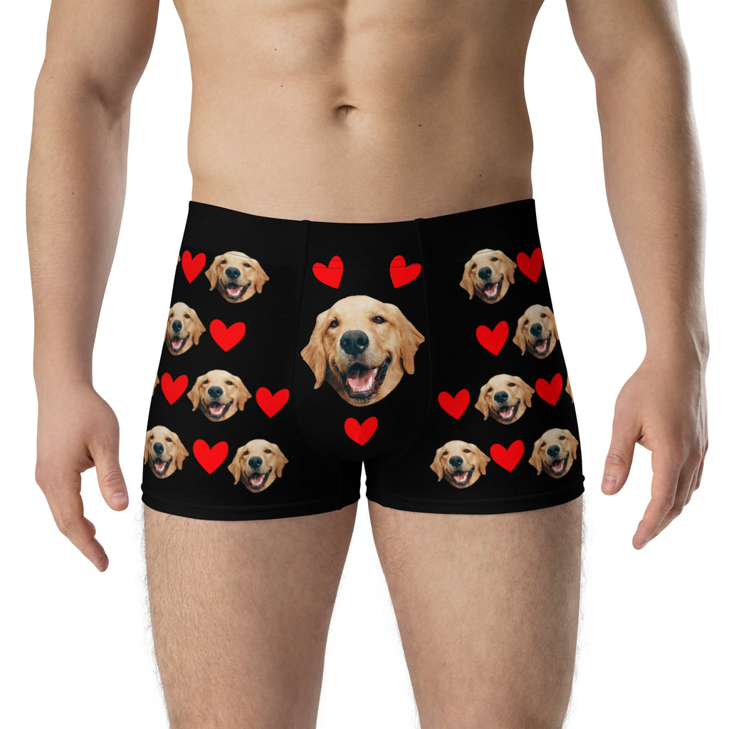 Personalized Dog Face Boxers
