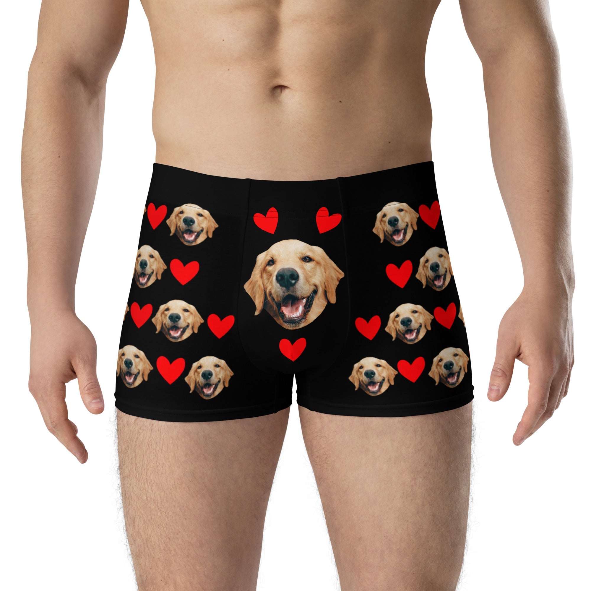 Personalized Dog Face Boxers