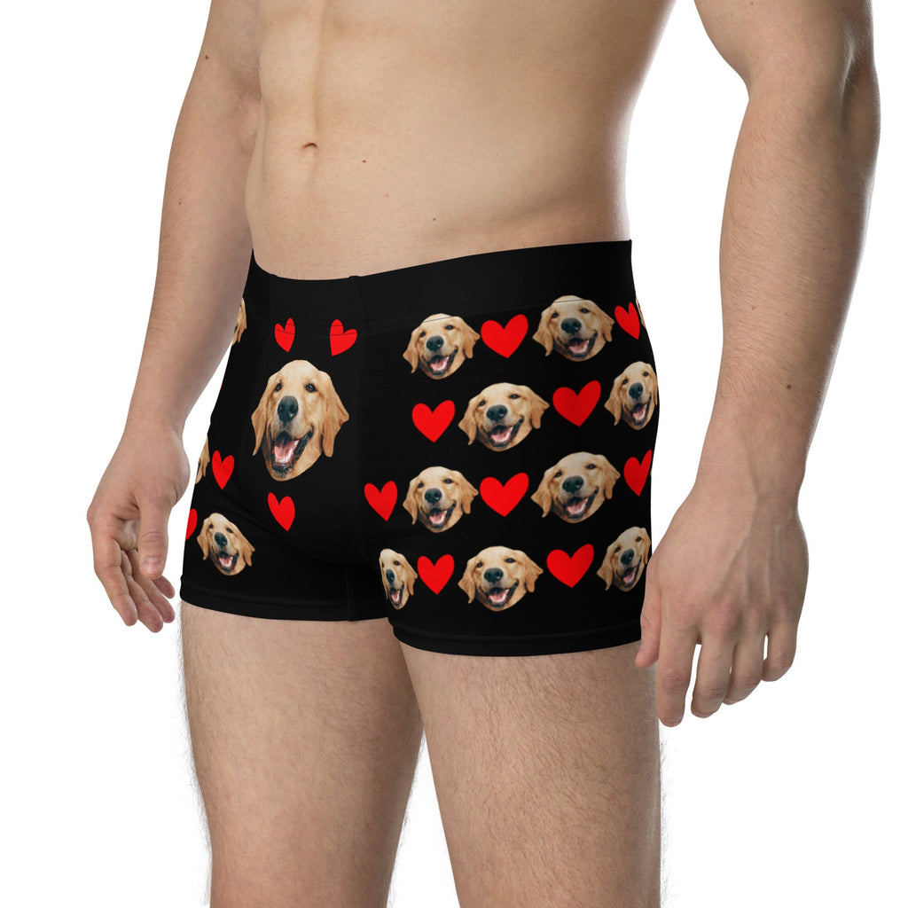 Personalized Dog Face Boxers
