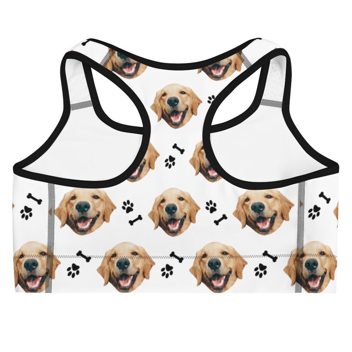 Personalized Dog Face Bra