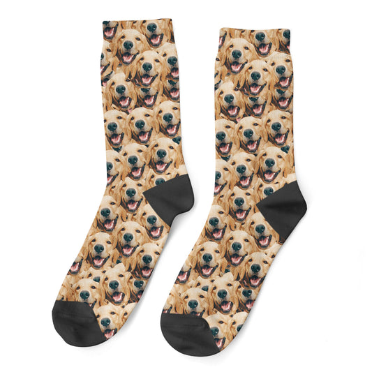 Personalized Dog Faces Socks