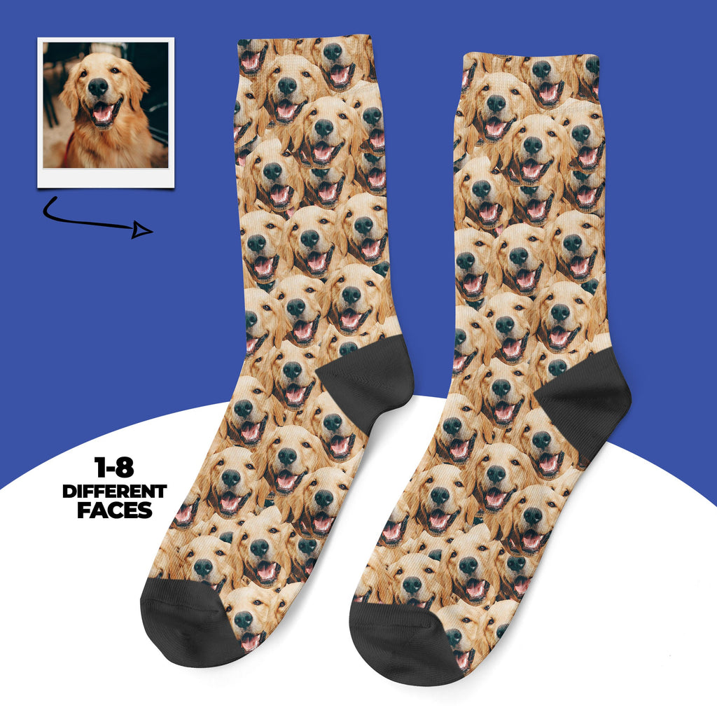 Personalized Dog Faces Socks
