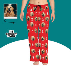 Personalized Dog Pajama BottomsCustom Face Pants