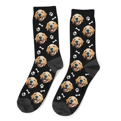 Personalized Dog Photo Socks