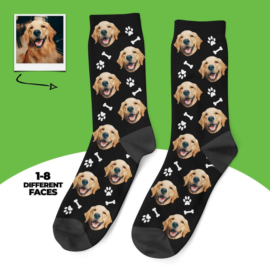 Personalized Dog Photo Socks