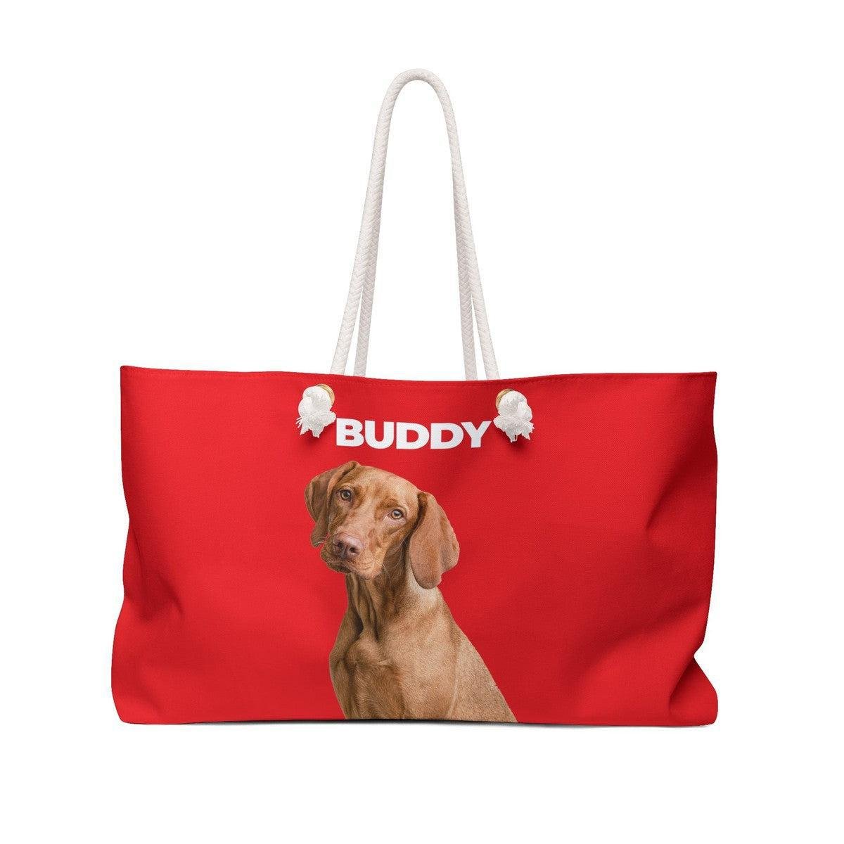 Personalized Dog Portrait Weekender Tote Bag Secondary image