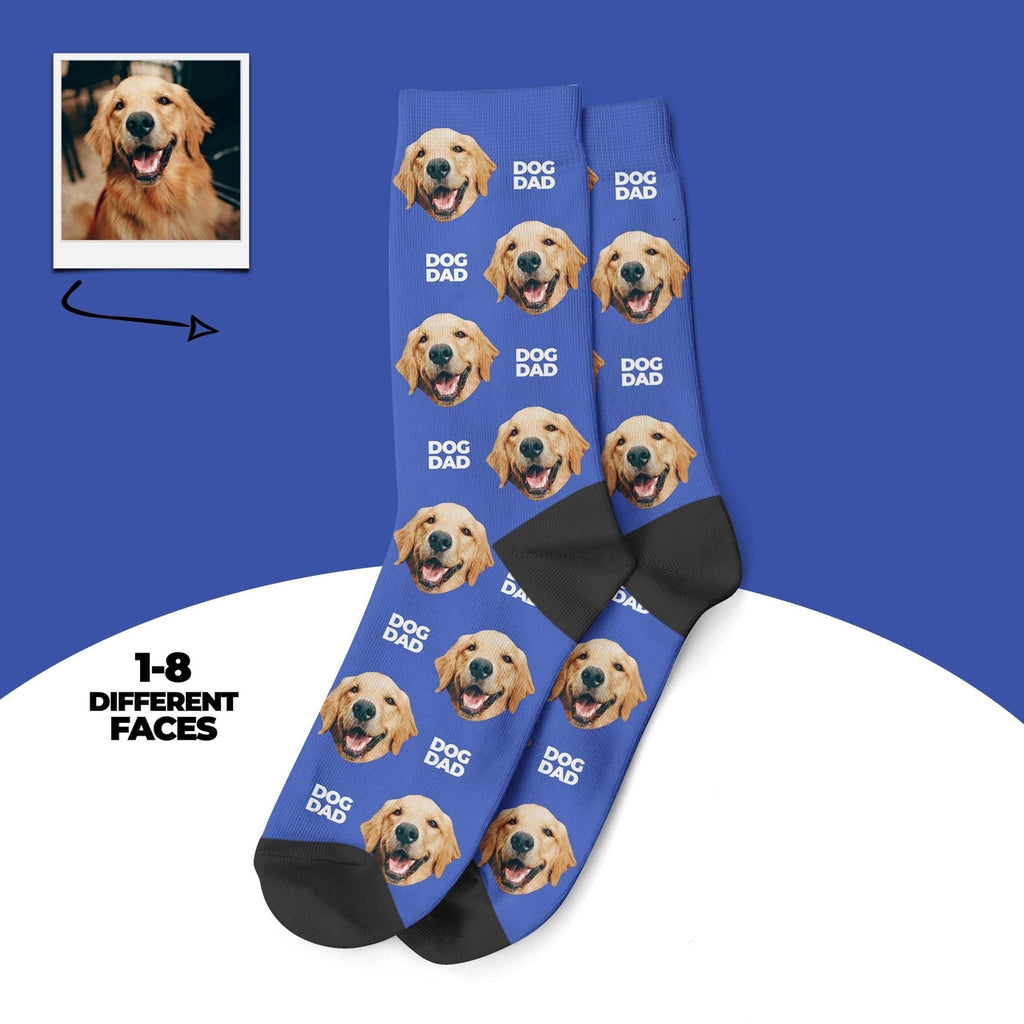 Personalized Dog Dad Socks