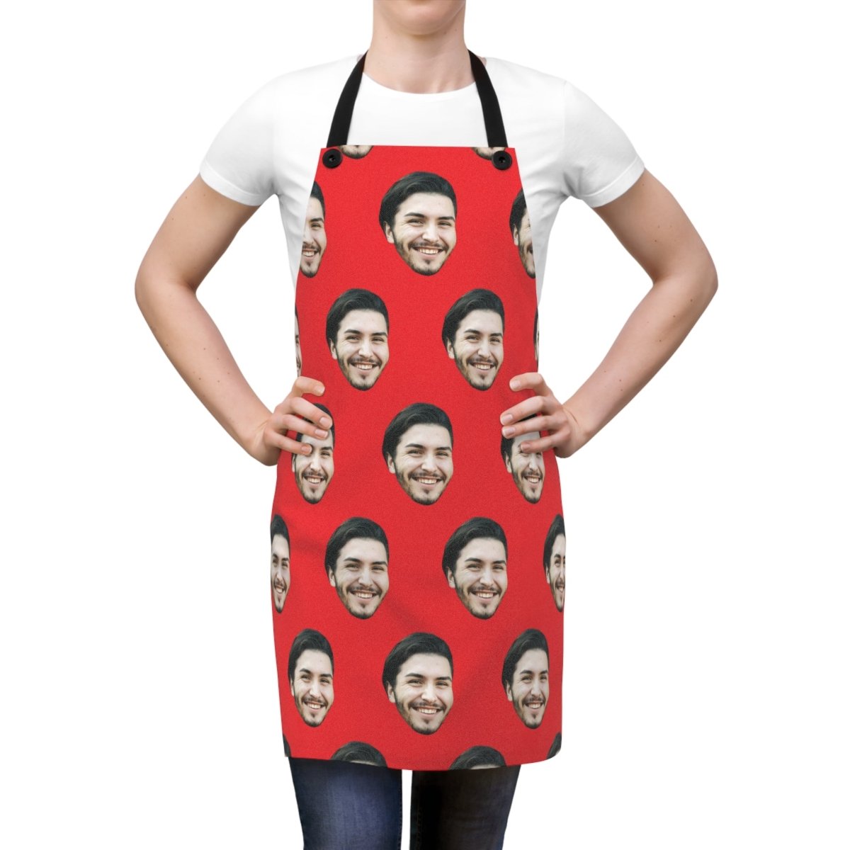 Personalized Face Apron Custom Photo Cooking Gift