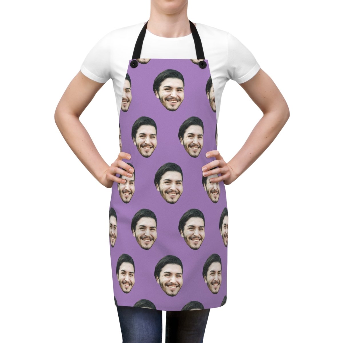 Personalized Face Apron Custom Photo Cooking Gift