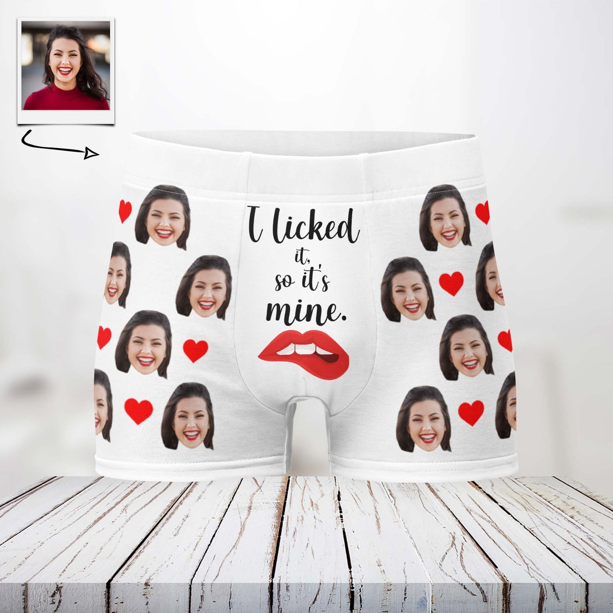 Personalized Face Boxers Main image